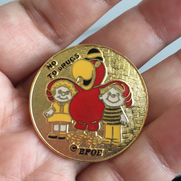 🖤Collectible No to Drugs BPOE Vtg pin - Picture 8 of 9